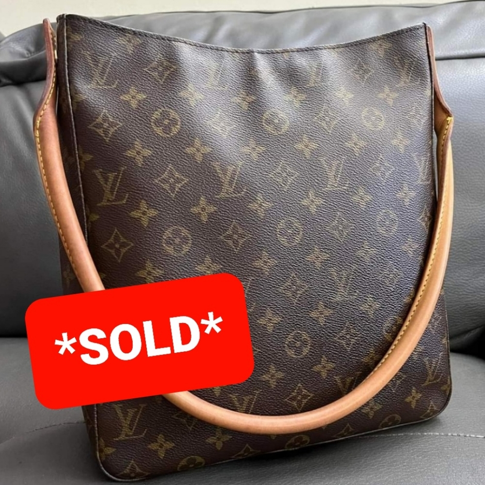 *JUST SOLD* LOUIS VUITTON CANVAS LOOPING GM BEAUTY AUTHENTIC